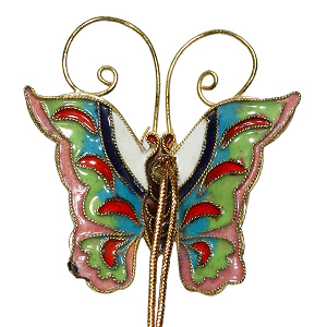 Schmetterling, Deko, Cloisonne Emaille, 0405